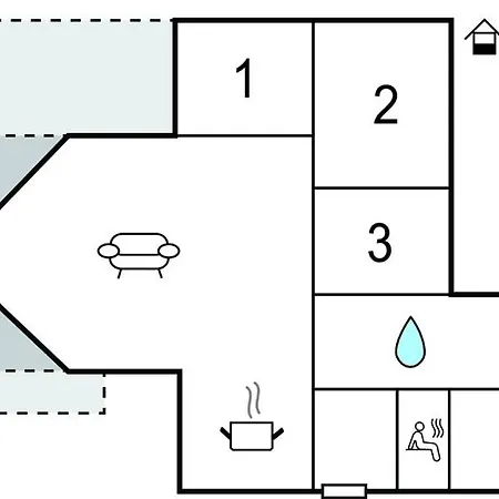 Lovely In With Kitchen 펜션 Vejby